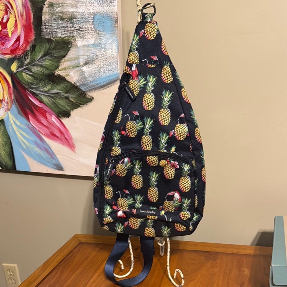 Vera Bradley Pineapple Sling, Never Used